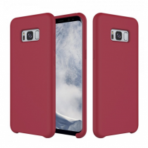 Чехол Silicone cover для Samsung Galaxy Galaxy S8 Plus, малиновый - image 1
