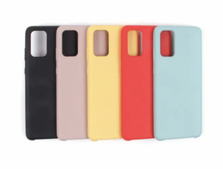 Чехол Silicone cover для Samsung Galaxy S20 Plus, черный - image 1