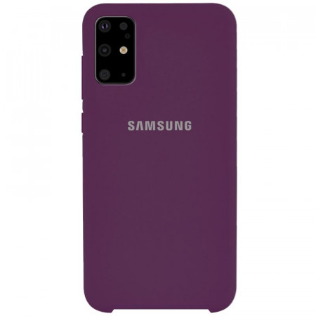 Чехол Silicone cover для Samsung Galaxy S20 Plus, фиолетовый - image 1