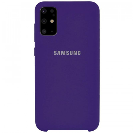 Чехол Silicone cover для Samsung Galaxy S20 Plus, сливовый - image 1