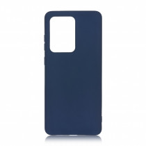 Чехол Silicone cover для Samsung Galaxy S20 Ultra, темно синий - image 1