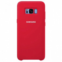 Чехол Silicone cover для Samsung Galaxy S8 Plus, красный - image 1