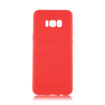 Чехол Silicone cover для Samsung Galaxy S8 Plus, оранжевый - image 1