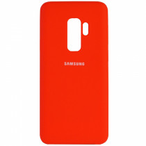 Чехол Silicone cover для Samsung Galaxy S9, оранжевый - image 1
