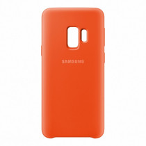 Чехол Silicone cover для Samsung Galaxy S9 Plus, оранжевый - image 1