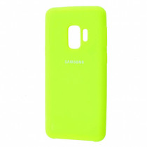 Чехол Silicone cover для Samsung Galaxy S9 Plus, зеленый - image 1