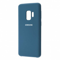 Чехол Silicone Cover для Samsung Galaxy S9, темно синий - image 1