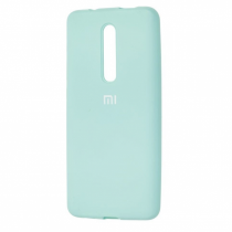 Чехол Silicone cover для Xiaomi Mi 9T / Mi 9T Pro, голубой - image 1