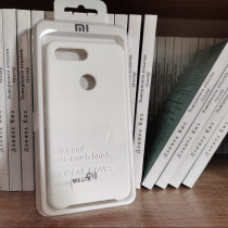 Чехол Silicone cover для Xiaomi Mi8 Lite, белый - image 1