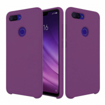 Чехол Silicone cover для Xiaomi Mi8 Lite, сливовый - image 1