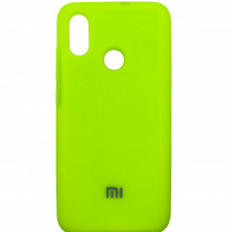 Чехол Silicone cover для Xiaomi Mi8 Lite, зеленый - image 1