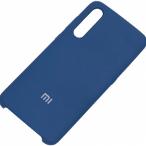 Чехол Silicone cover для Xiaomi Mi9 Lite, темно-синий - image 1
