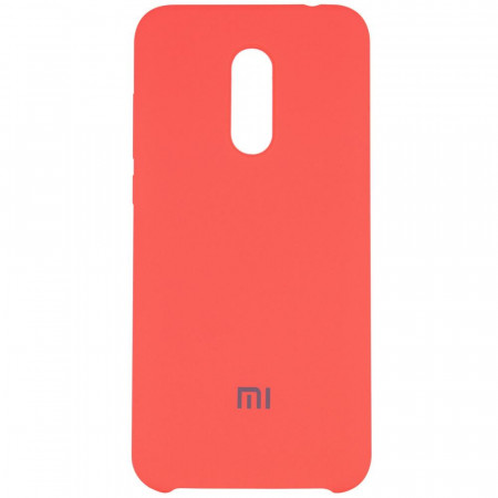 Чехол Silicone cover для Xiaomi Redmi 5 Plus, оранжевый - image 1