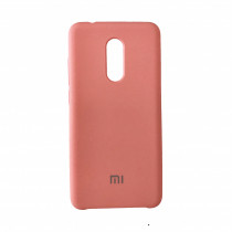 Чехол Silicone cover для Xiaomi Redmi 5 Plus, розовый - image 1