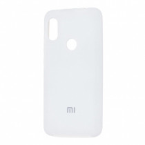 Чехол Silicone cover для Xiaomi Redmi 6 Pro/ Mi A2 Lite, белый - image 1