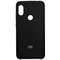 Чехол Silicone cover для Xiaomi Redmi 6 Pro/ Mi A2 Lite, черный - image 1