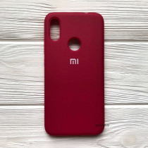 Чехол Silicone cover для Xiaomi Redmi 6 Pro/ Mi A2 Lite, красный - image 1