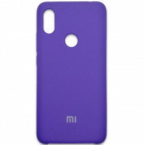 Чехол Silicone cover для Xiaomi Redmi 6 Pro/ Mi A2 Lite, сливовый - image 1
