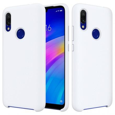 Чехол Silicone cover для Xiaomi Redmi 7, белый - image 1