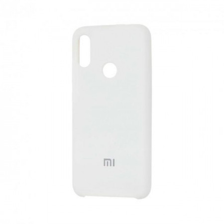 Чехол Silicone cover для Xiaomi Redmi Note 7, белый - image 1