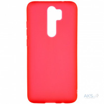 Чехол Silicone cover для Xiaomi Redmi Note 8 Pro, красный - image 1
