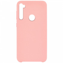 Чехол Silicone cover для Xiaomi Redmi Note 8, розовый - image 1