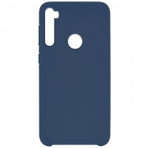 Чехол Silicone cover для Xiaomi Redmi Note 8, синий - image 1