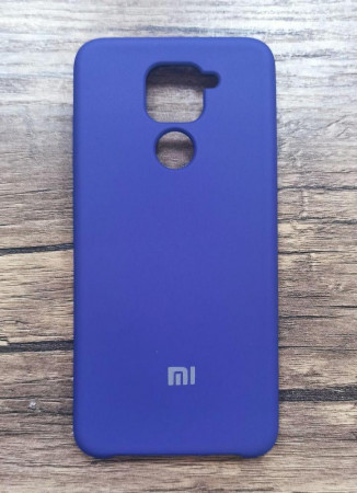 Чехол Silicone cover для Xiaomi Redmi Note 9, фиолетовый - image 1