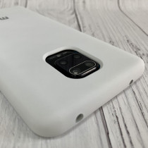 Чехол Silicone Cover для Xiaomi Redmi Note 9S / Note 9 Pro, белый - image 1