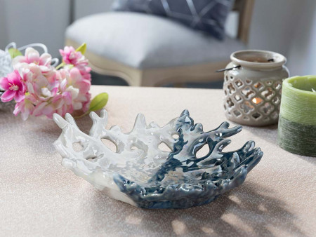 Декоративная тарелка Marine Life 22,3×19,7×5,8 см - image 1