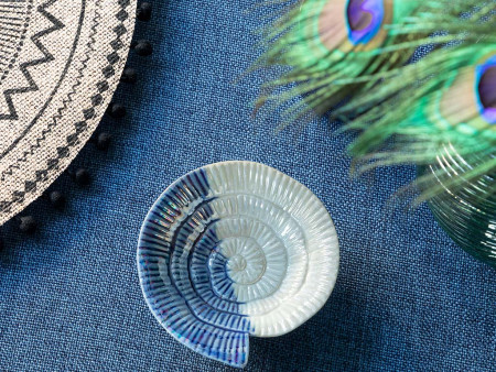 Декоративная тарелка Sea Waves 12,3×12,3×3,6 см - image 1