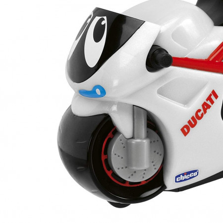 Детская игрушка Chicco "Ducati" белый турбо мотоцикл - image 3