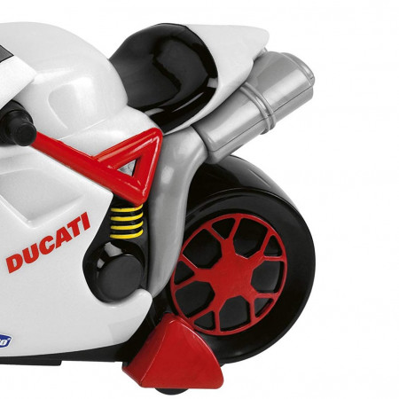 Детская игрушка Chicco "Ducati" белый турбо мотоцикл - image 4
