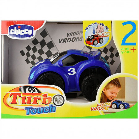 Детская игрушка Chicco "Турбо-машина" голубая - image 3