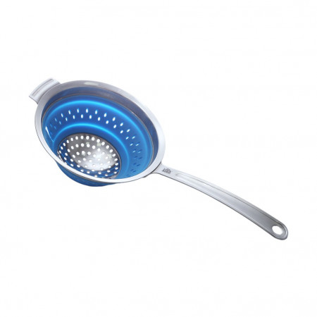 Дуршлаг складной STAHLBERG синий цвет с ручкой 2608-S размер: 160мм - image 1
