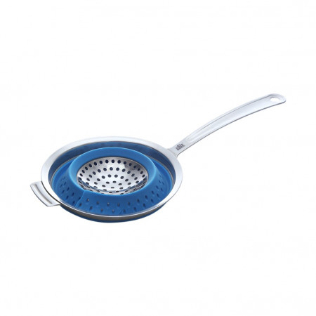 Дуршлаг складной STAHLBERG синий цвет с ручкой 2608-S размер: 160мм - image 2