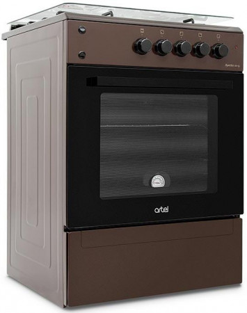 Газовая плита Artel Apetito 10-G Без гриля, с чугунными решетками (Коричневая) - image 1