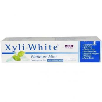 Гелевая зубная паста Xyli-White Platinum Mint с гидрокарбонатом натрия 180мл - image 1