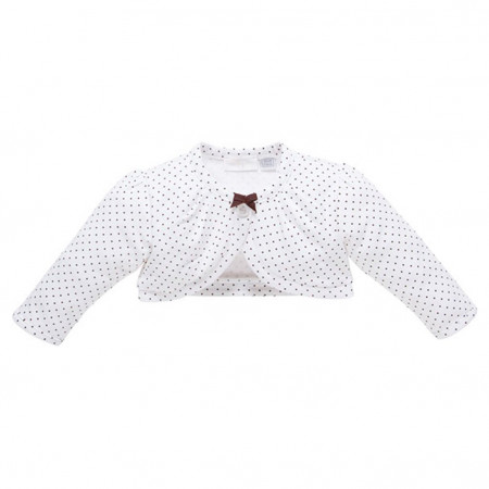 Кардиган Chicco в горошек для девочки - image 1