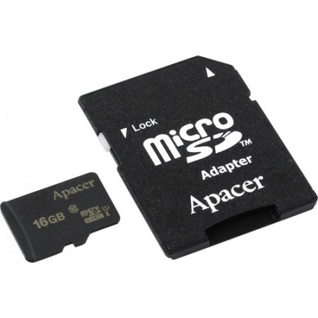 Карта памяти Apacer MicroSDHC UHS-I 16GB Class10 (AP16GMCSH10U1-R) - image 1