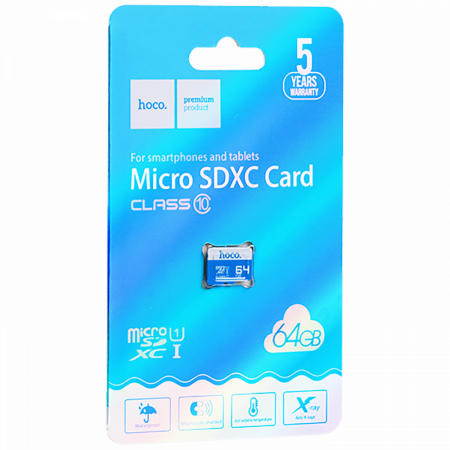 Карта памяти Hoco 64GB Micro SDXC Class 10 - image 2