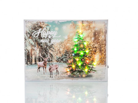 Картина New Year 30x40x1,8 см - image 1