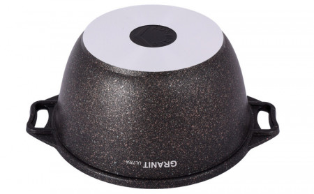 Кастрюля Kukmara 3л со стеклянной крышкой Granit ultra кго32а - image 1