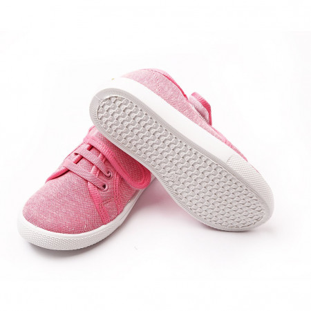 Кеды Civil 9202 Baby Girls Linen Shoes розовый для девочки - image 4