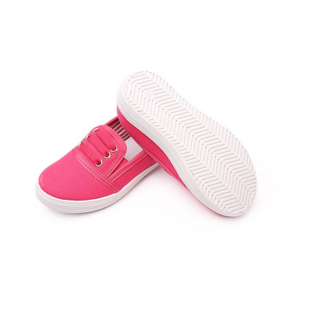 Кеды Civil 9402 Girls Linen Shoes розовый для девочки - image 4