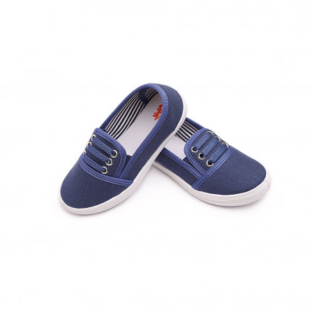 Кеды Civil 9402 Girls Linen Shoes темно синий для девочки - image 1