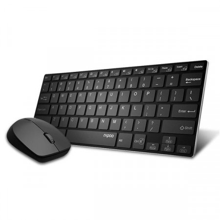 Клавиатура и мышь Rapoo 9000M Black Bluetooth - image 1