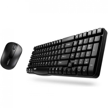 Клавиатура и мышь Rapoo X1800S Black USB - image 1