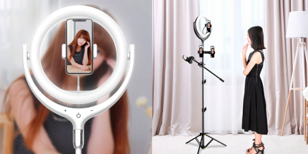 Кольцевая лампа 26 см + Штатив REMAX RL-LT17 - image 3