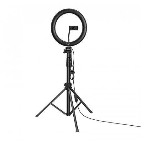 Кольцевая лампа 30 см + Штатив Hoco LV02 Aesthetic light - image 1